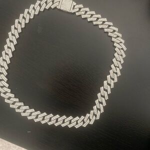 Diamond moissanite vvs Cuban link chain